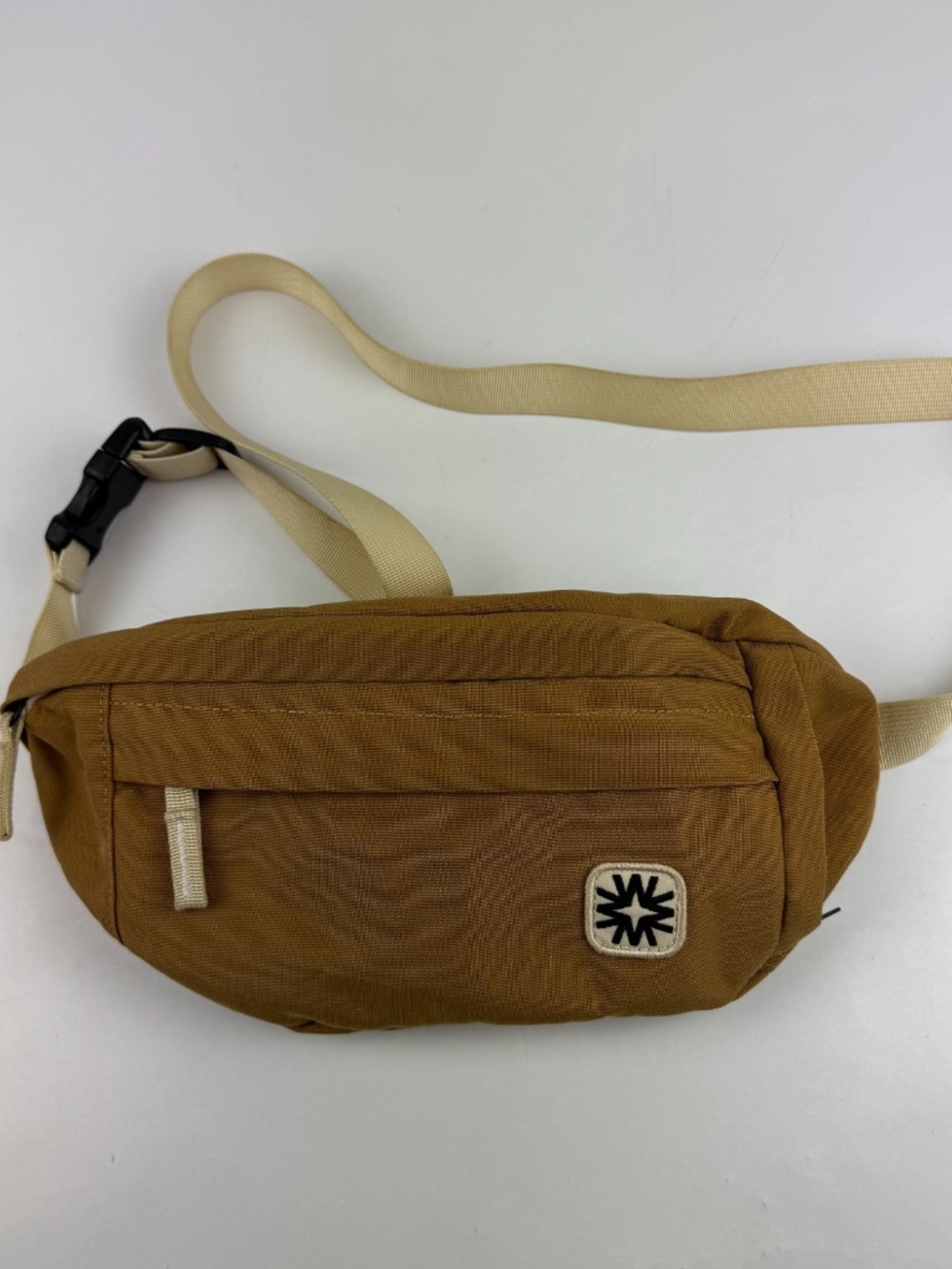 Walker Goods Pack Canvas Fanny Pack Waist Bag Crossbody Tan